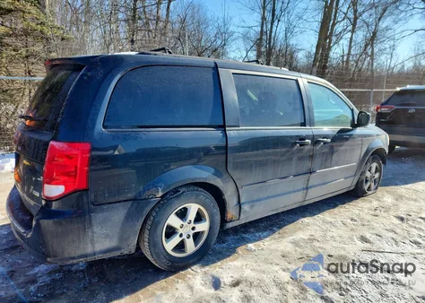 2012 Dodge Grand Caravan Sxt from USA, damaged, VIN 2C4RDGCG3CR378563